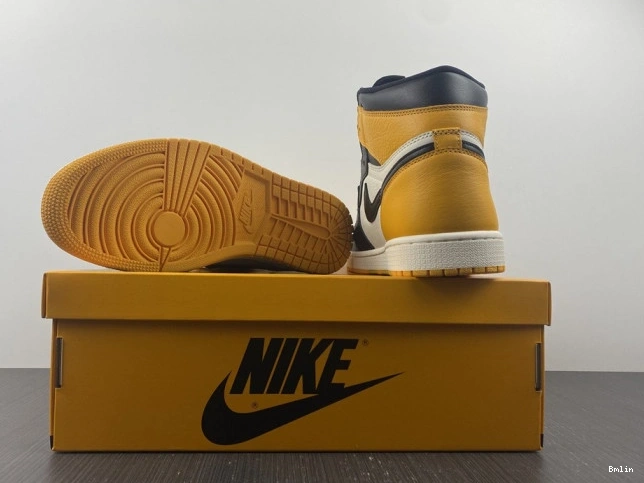 Bmlin 1 555088-711 Jordan High Yellow Air Toe OG 0821